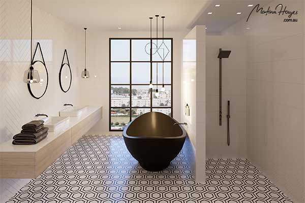 Tile for Functionality in High-Moisture Areas